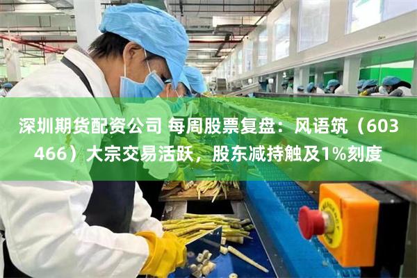 深圳期货配资公司 每周股票复盘：风语筑（603466）大宗交易活跃，股东减持触及1%刻度