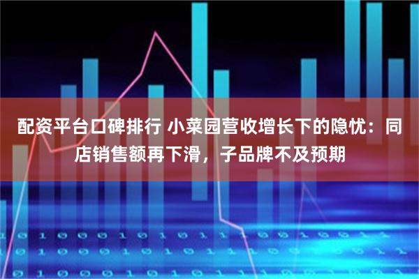 配资平台口碑排行 小菜园营收增长下的隐忧：同店销售额再下滑，子品牌不及预期