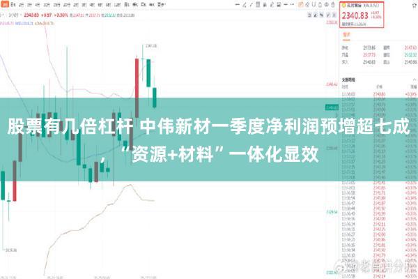 股票有几倍杠杆 中伟新材一季度净利润预增超七成，“资源+材料”一体化显效