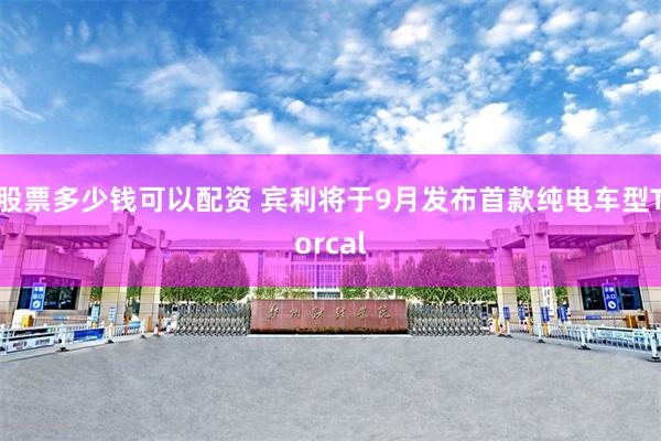 股票多少钱可以配资 宾利将于9月发布首款纯电车型Torcal