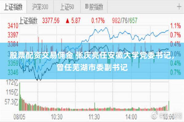 股票配资交易佣金 张庆亮任安徽大学党委书记，曾任芜湖市委副书记